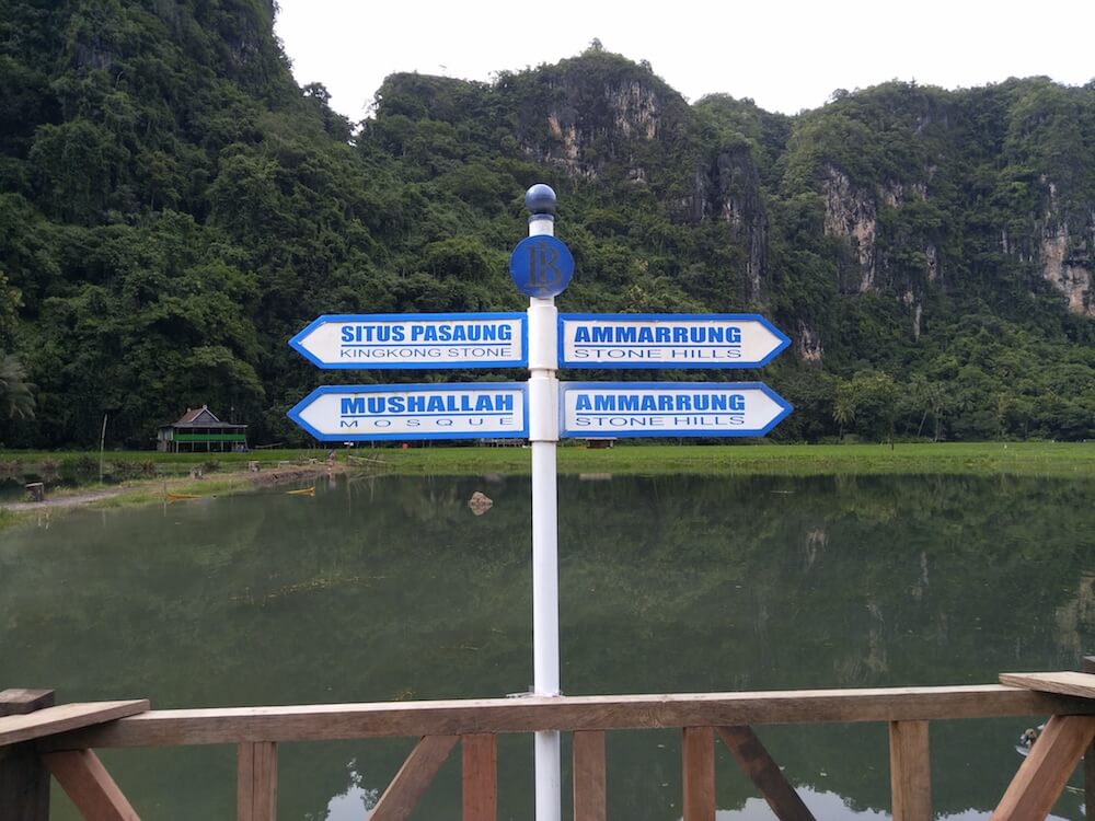 rammang-rammang sign